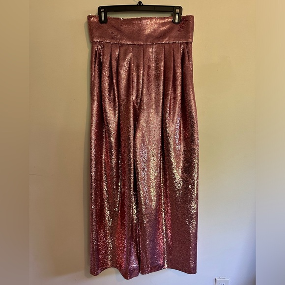 Marc Jacobs Runway Pink Micro Sequin Dress Pants - Picture 3 of 12